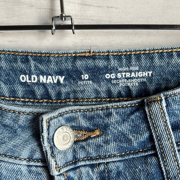 Old Navy high rise OG straight - Picture 2 of 6